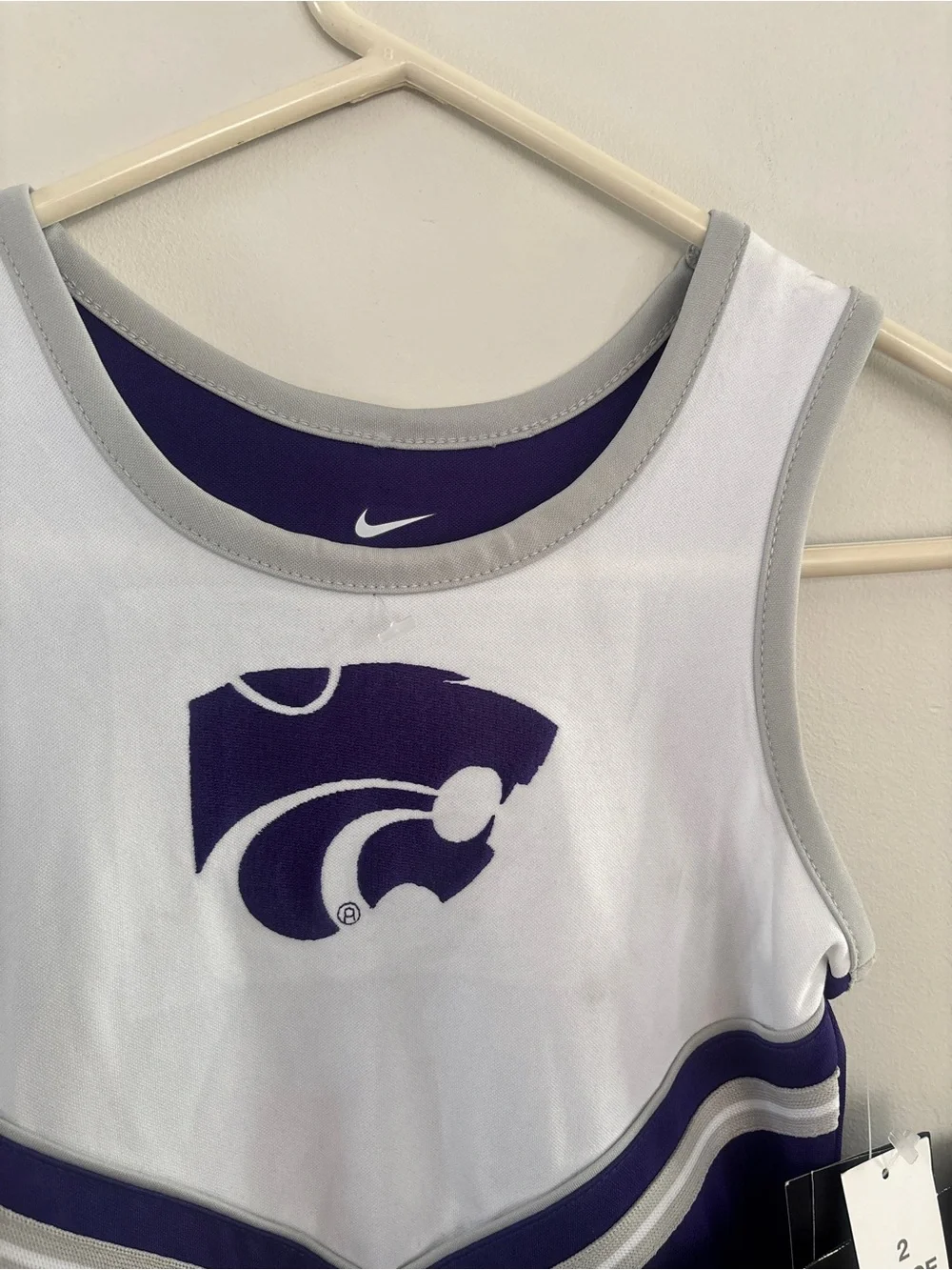 Nike Kansas State Wildcats Third Street Cheerleader 2-Piece Outfit Size 5T